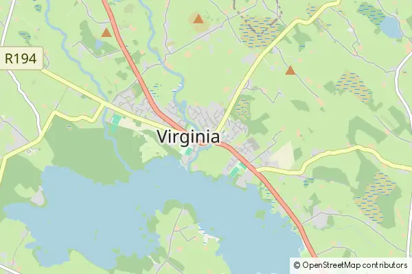 Karte Virginia