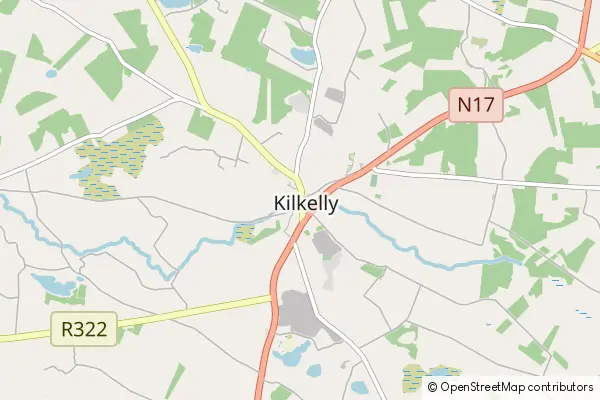 Karte Kilkelly