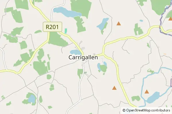 Karte Carrigallen