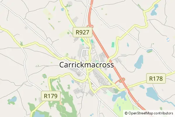 Karte Carrickmacross