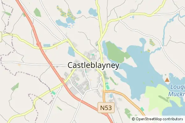 Karte Castleblayney