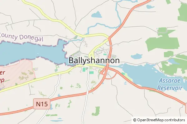 Karte Ballyshannon