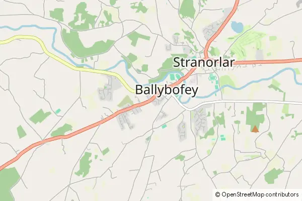 Karte Ballybofey