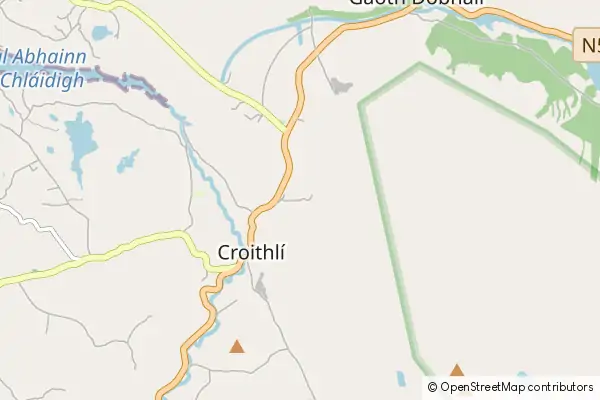 Karte Crolly