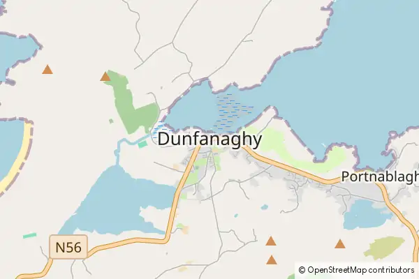 Karte Dunfanaghy