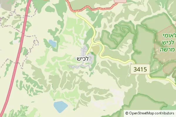 Karte: Lachisch • © OpenStreetMap contributors Karte Lachisch