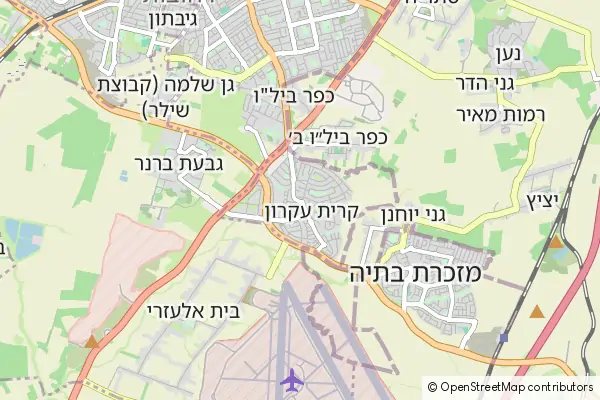 Karte Kiryat Ekron