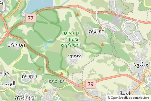 Karte: Zippori • © OpenStreetMap contributors Karte Zippori