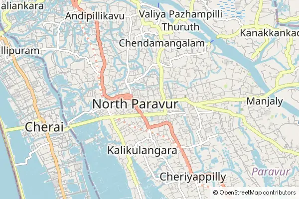 Karte North Paravur