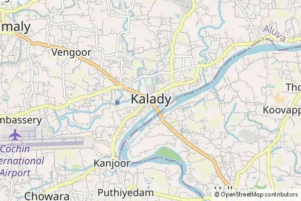 Karte Kalady