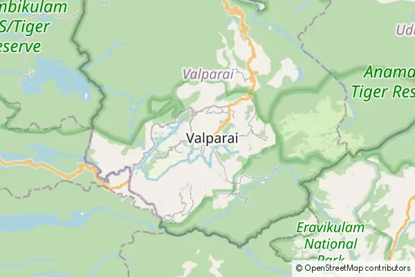 Karte Valparai