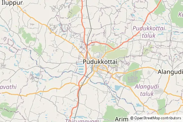 Karte Pudukkottai