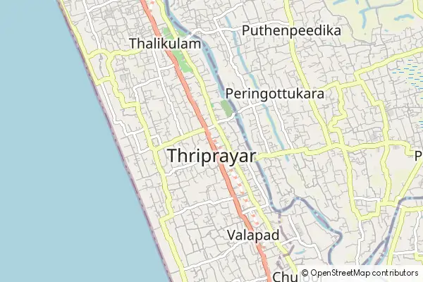 Karte Thriprayar