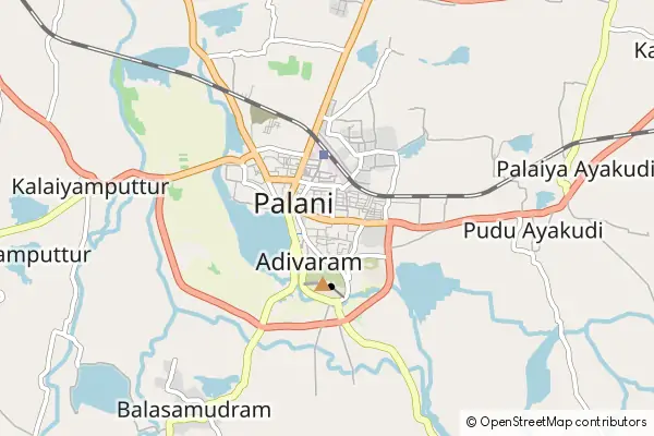 Karte Palani