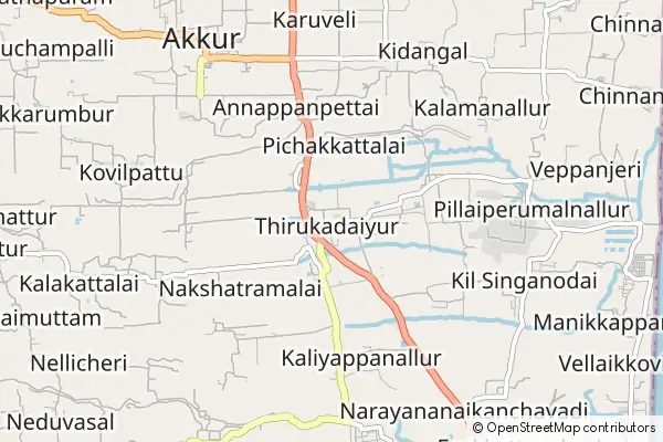 Karte Thirukadaiyur