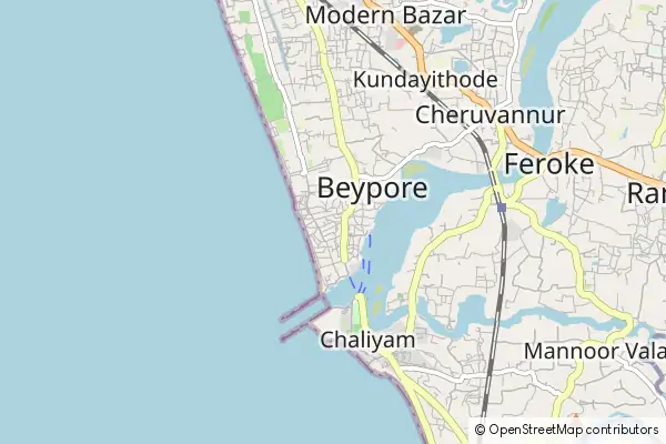 Karte Beypore