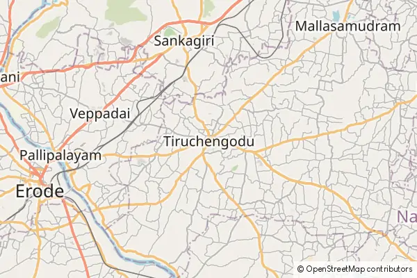 Karte Tiruchengode