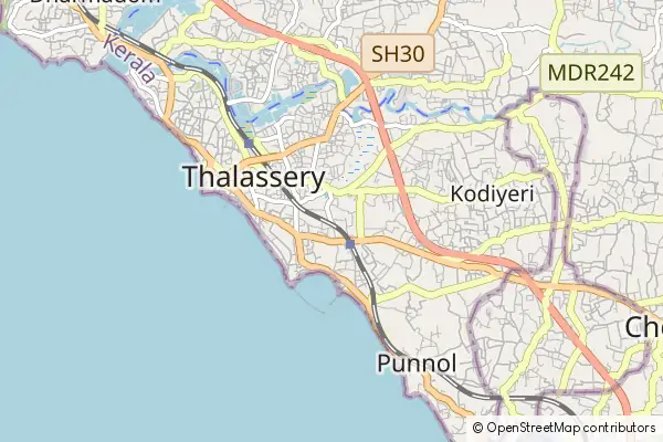 Karte Thalassery