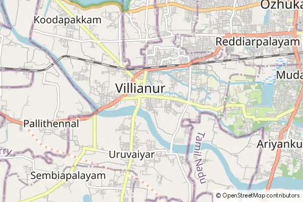 Karte Villianur