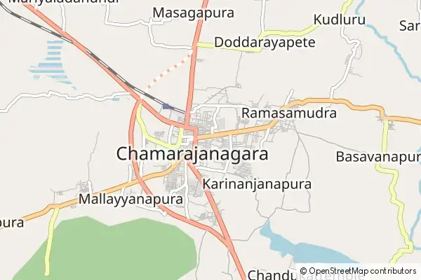 Karte Chamrajnagar