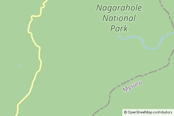 Karte Nagarhole Nationalpark