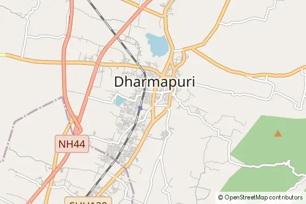 Karte Dharmapuri