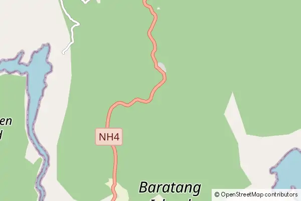 Karte Baratang Island