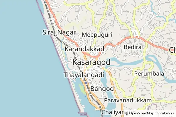 Karte Kasaragod