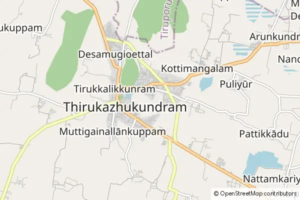 Karte Thirukalukundram