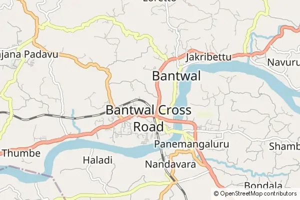 Karte Bantwal