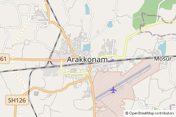 Karte: Arakkonam • © OpenStreetMap contributors Karte Arakkonam
