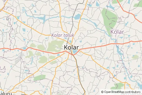 Karte Kolar