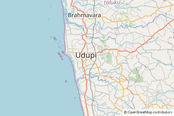 Karte Udupi