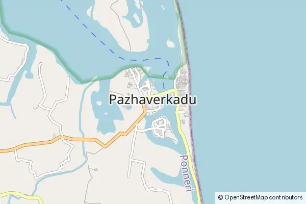 Karte Pulicat