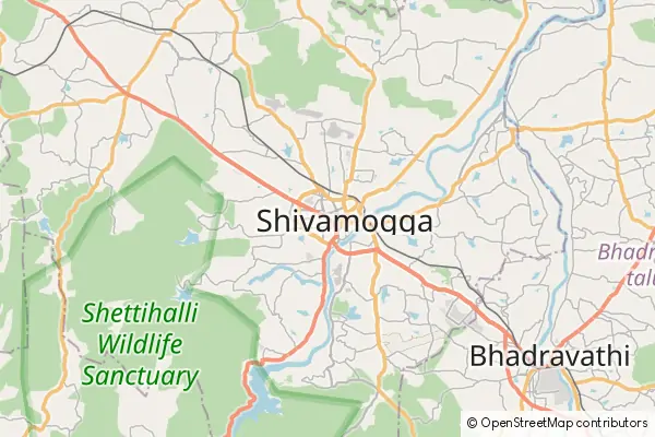 Karte Shivamogga