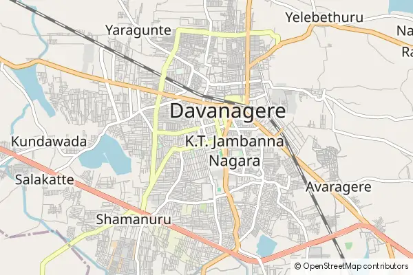 Karte Davanagere