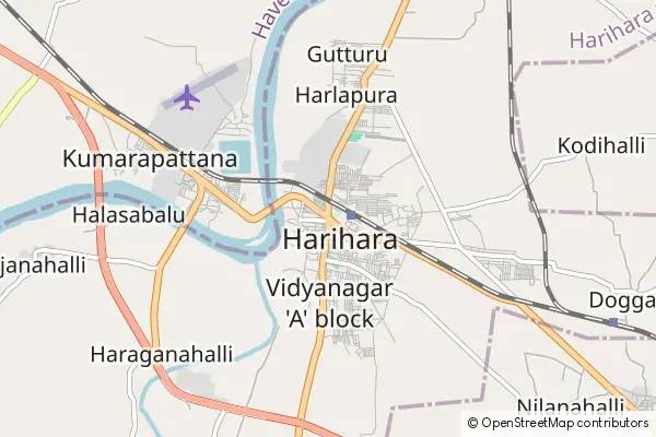 Karte Harihar