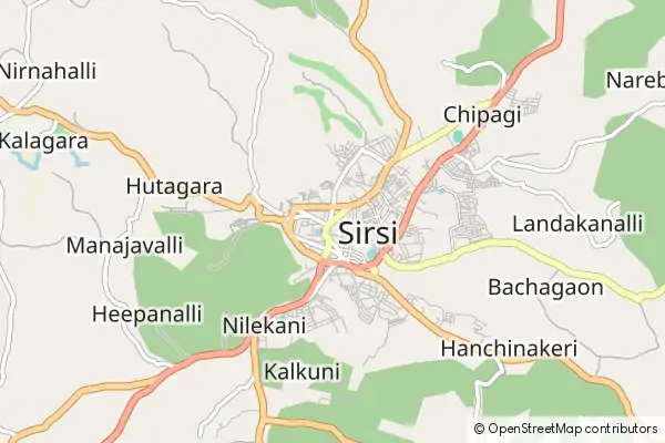 Karte Sirsi