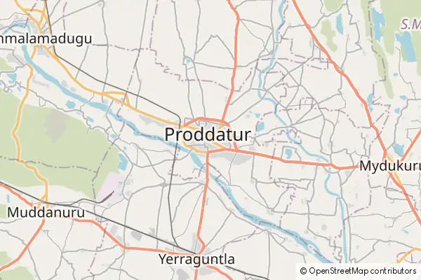 Karte Proddatur