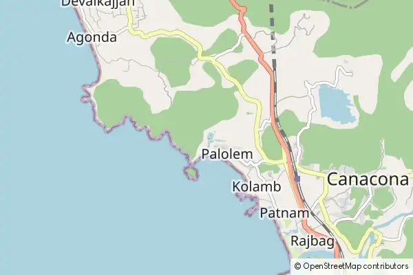 Karte Palolem