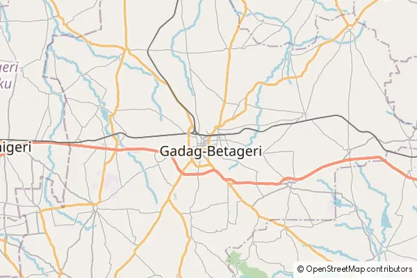 Karte Gadag