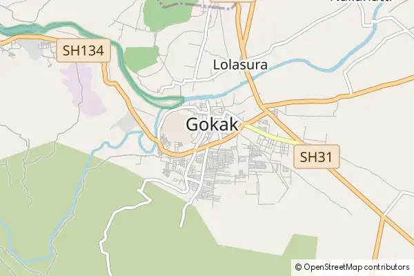 Karte Gokak