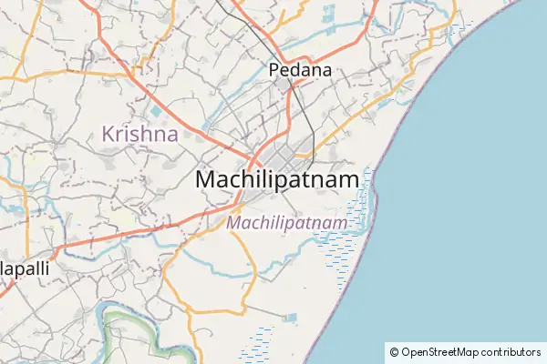 Karte Machilipatnam