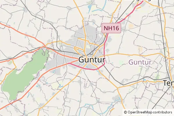 Karte Guntur