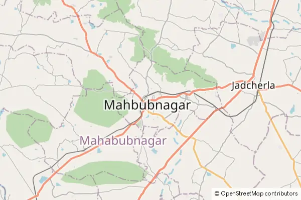 Karte Mahbubnagar