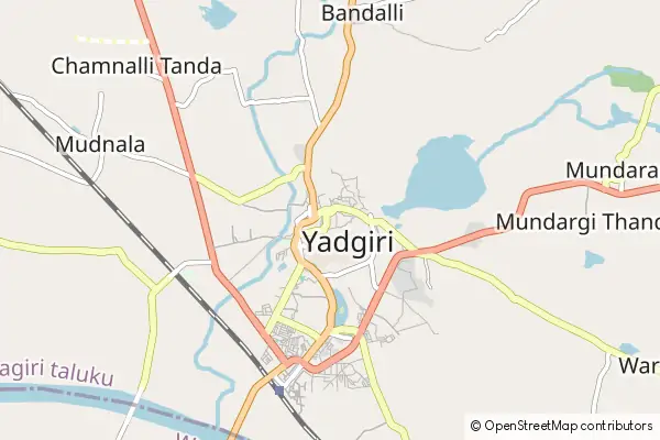 Karte Yadgir