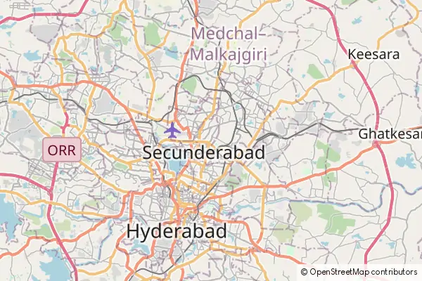 Karte Secunderabad