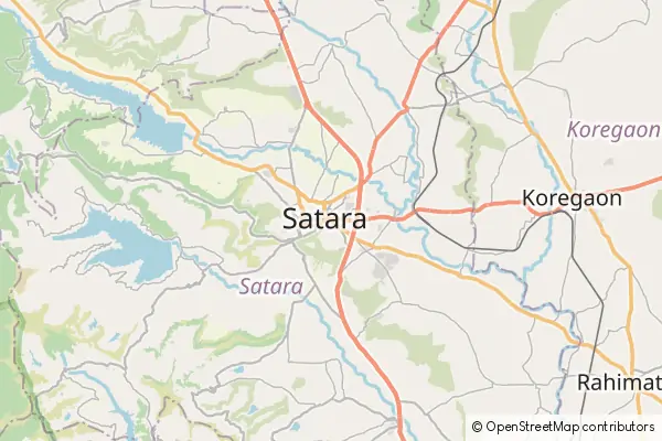 Karte Satara