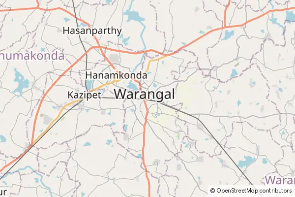 Karte Warangal