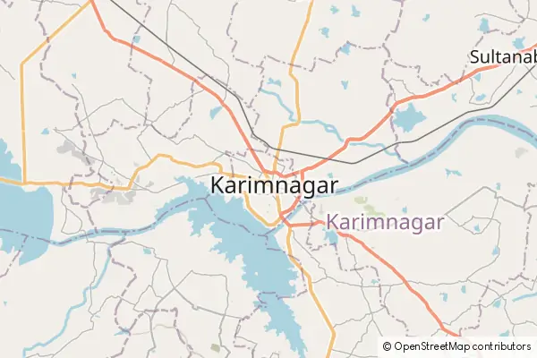 Karte Karimnagar